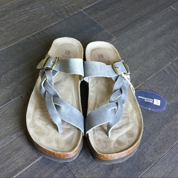 white mountain crawford thong sandal
